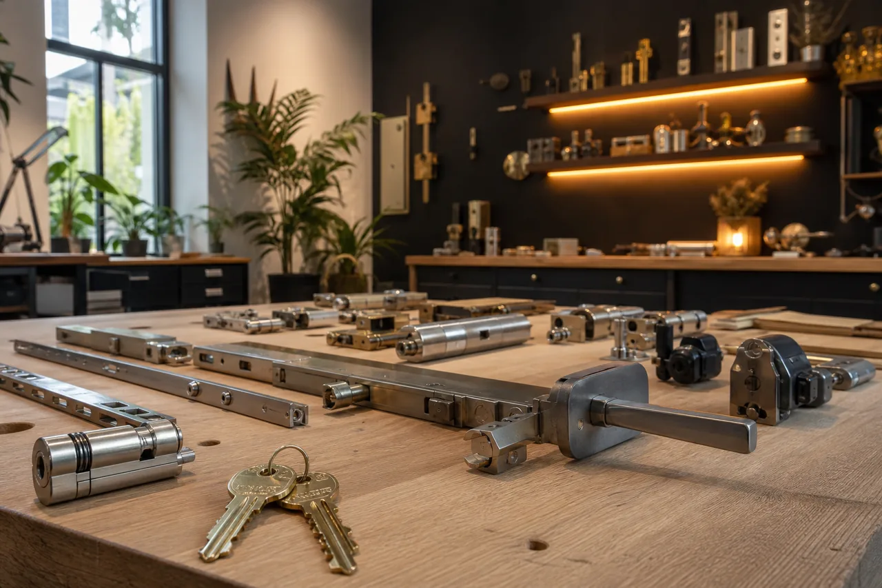 Atelier serrurier moderne avec cylindres et multipoints - Domont