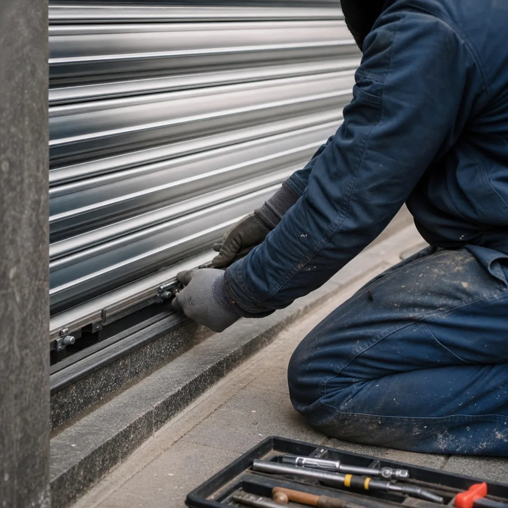 Store et rideau métallique - Serrurier Domont